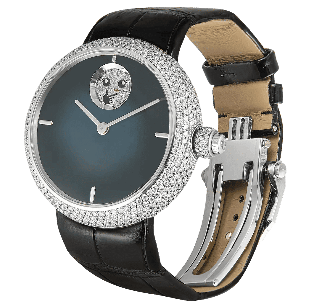 Blue Enamel Diamond Halves